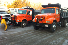 Rayner Enterprises snow plowing